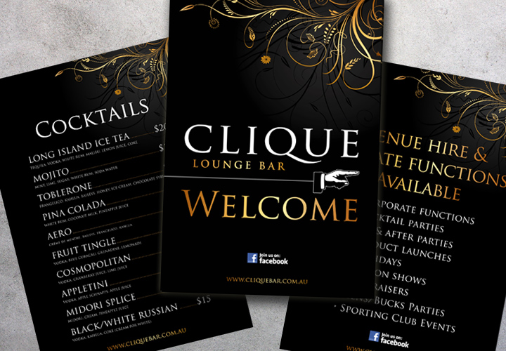 Clique Bar A1 Posters