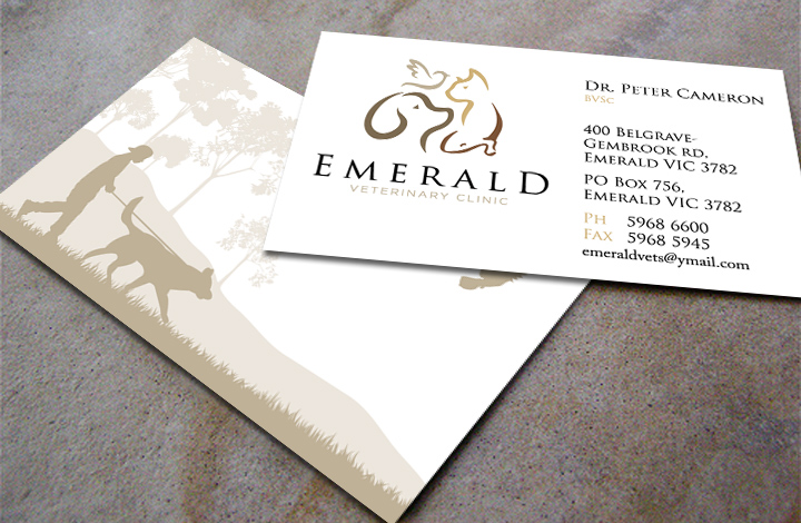Emerald Vet Business Cards