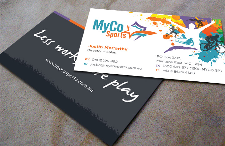 MyCo Sports Business Cards